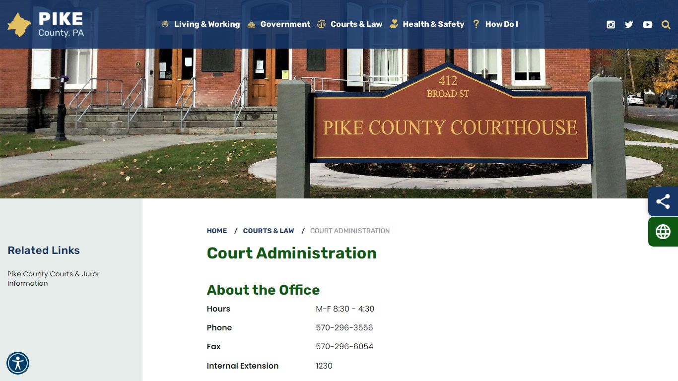 Court Administration - Pike County, PA